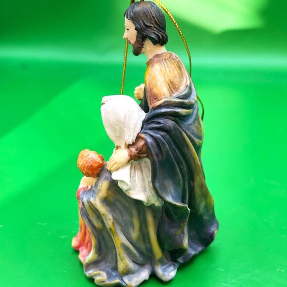 Vintage JOY Dove Angel Nativity Ornaments Set/3 Holiday Décor Christmas Classic - Picture 7 of 12